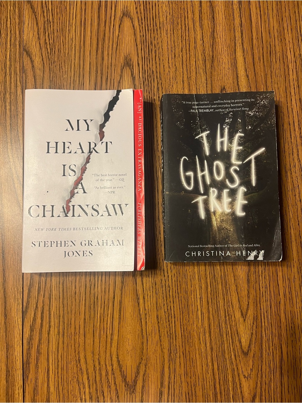 Supernatural thriller paperbacks